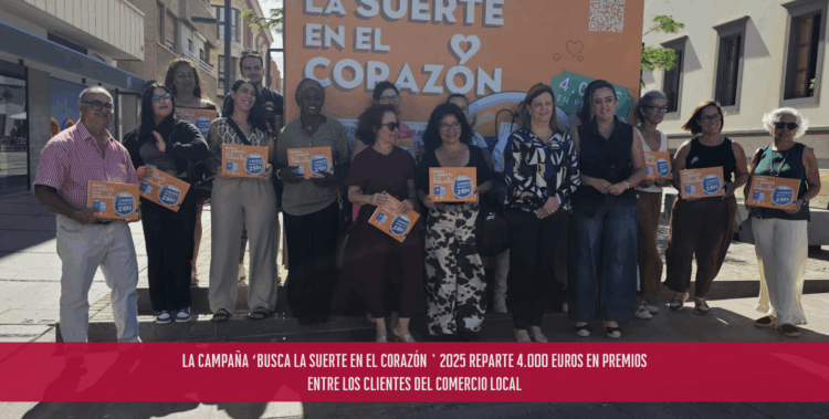 La campaña ‘Busca la Suerte en el Corazón’ 2025 reparte 4.000 euros en premios entre los clientes del comercio local
