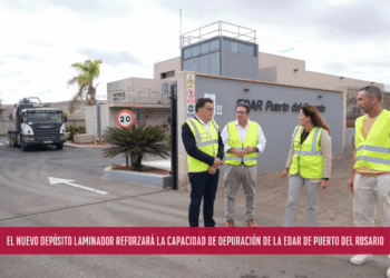El nuevo depósito laminador reforzará la capacidad de depuración de la EDAR de Puerto del Rosario