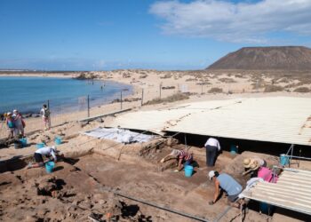 ﻿Cabildo de Fuerteventura y Museos de Tenerife inician una décima excavación en el yacimiento Lobos I