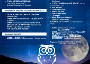 Noche en Blanco en Antigua este sábado puro espectáculo cultural, musical y creativo