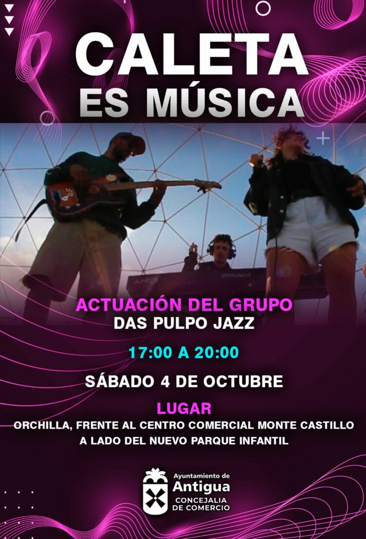 Actuación del grupo Das Pulpo Jazz en Caleta es Música