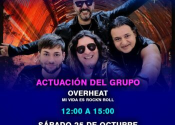 Overheat Band Fuerteventura en Caleta es Música con Mi vida es Rock’n Roll