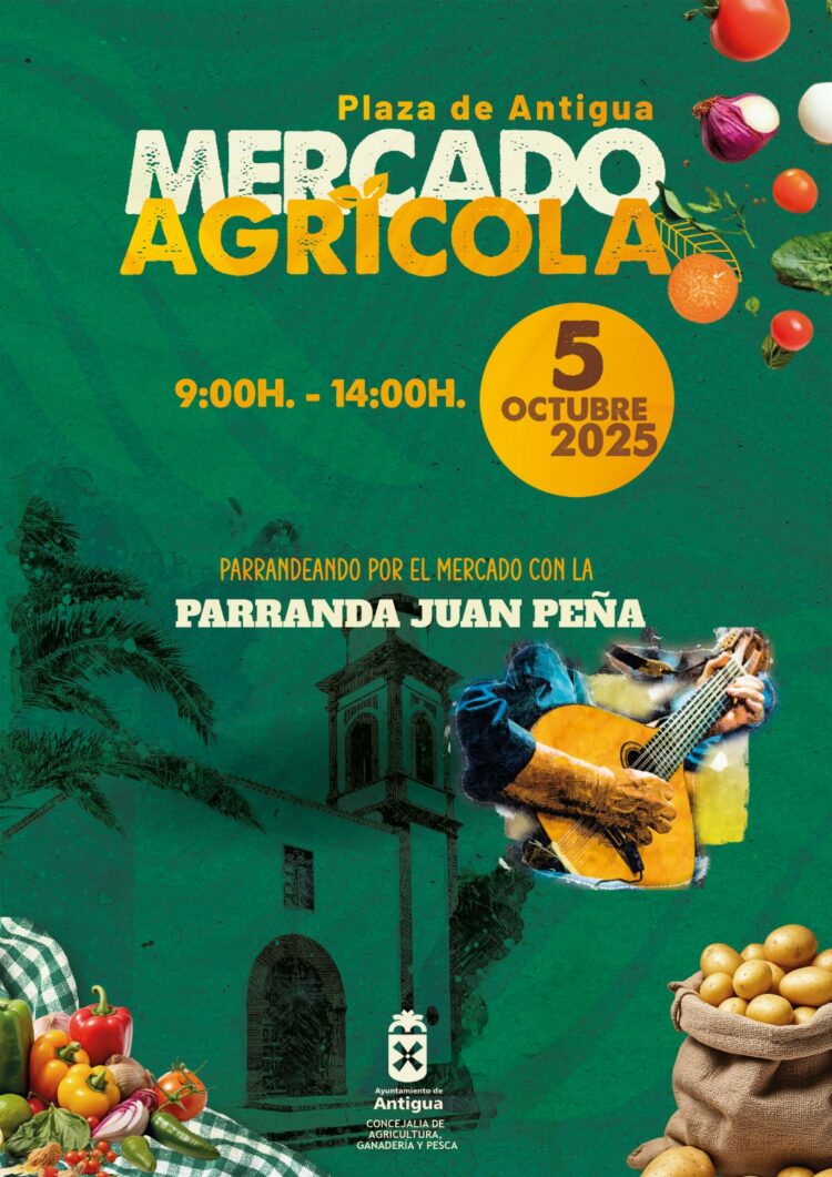 Nueva cita con el Mercado Agrícola de Antigua este primer domingo de mes