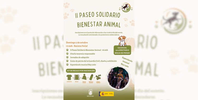 Puerto del Rosario acoge el II Paseo Solidario Bienestar Animal con actividades, adopciones y espectáculo musical