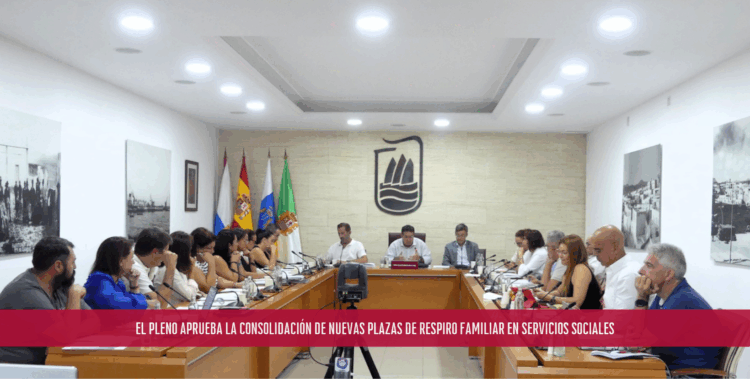 El Pleno aprueba la consolidación de nuevas plazas de Respiro Familiar en Servicios Sociales