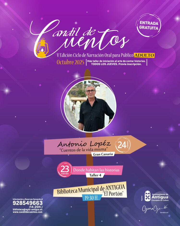 Antigua celebra el Día Internacional de la Biblioteca con Candil de Cuentos