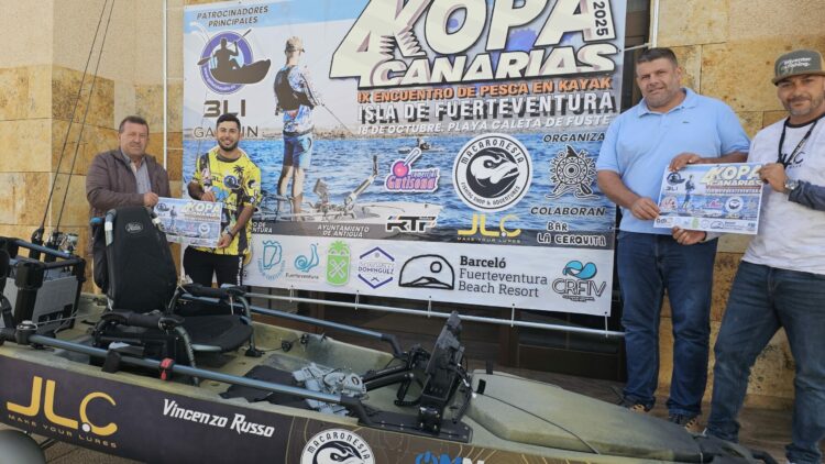 4ª Kopa Canarias y IX Encuentro de Pesca y Suelta en Kayak Fuerteventura en Caleta de Fuste