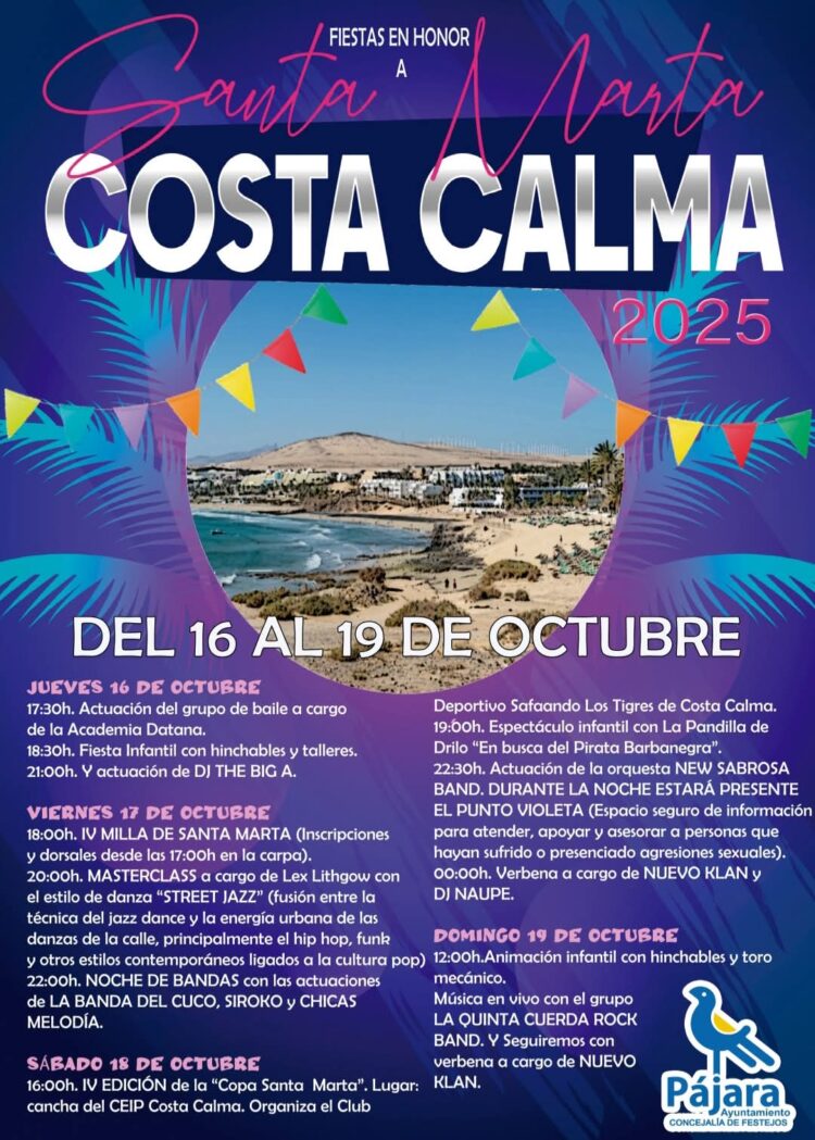 Costa Calma celebra las fiestas en honor a Santa Marta