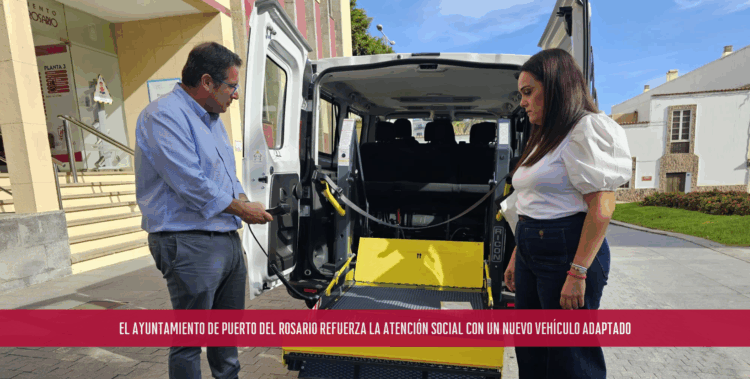 El Ayuntamiento de Puerto del Rosario refuerza la atención social con un nuevo vehículo adaptado