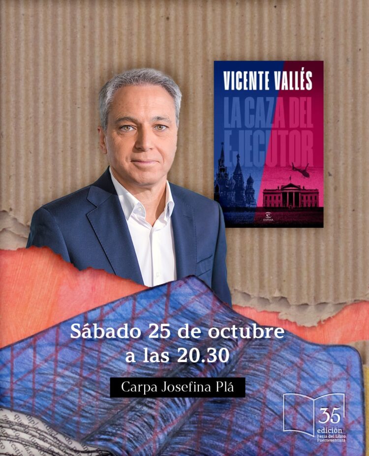 El periodista Vicente Vallés presenta su última novela en la Feria del Libro de Fuerteventura