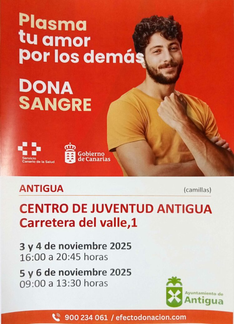 La unidad de Hemodonación de Sangre esta en Antigua