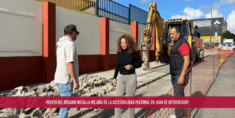 Puerto del Rosario inicia la mejora de la accesibilidad peatonal en Juan de Bethencourt