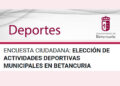 Encuesta ciudadana: Elección de Actividades Deportivas Municipales en Betancuria