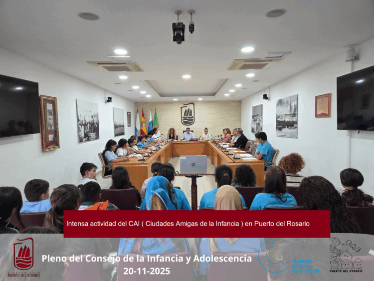 Intensa actividad del CAI ( Ciudades Amigas de la Infancia ) en Puerto del Rosario