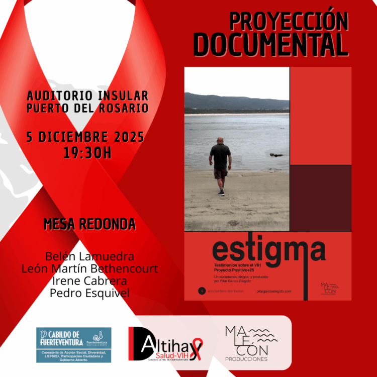 El Cabildo y ALTIHAY Fuerteventura conmemoran el Día Mundial contra el Sida con una programación de actividades