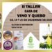 Antigua organiza en diciembre el II Taller Cata de Vino y Queso