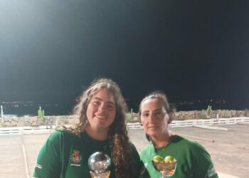 Las féminas Cacharras de Antigua ganan el último torneo celebrado de Bola Canaria