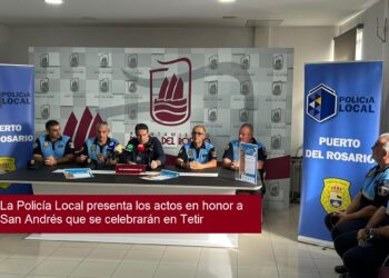 La Policía Local presenta los actos en honor a San Andrés que se celebrarán en Tetir