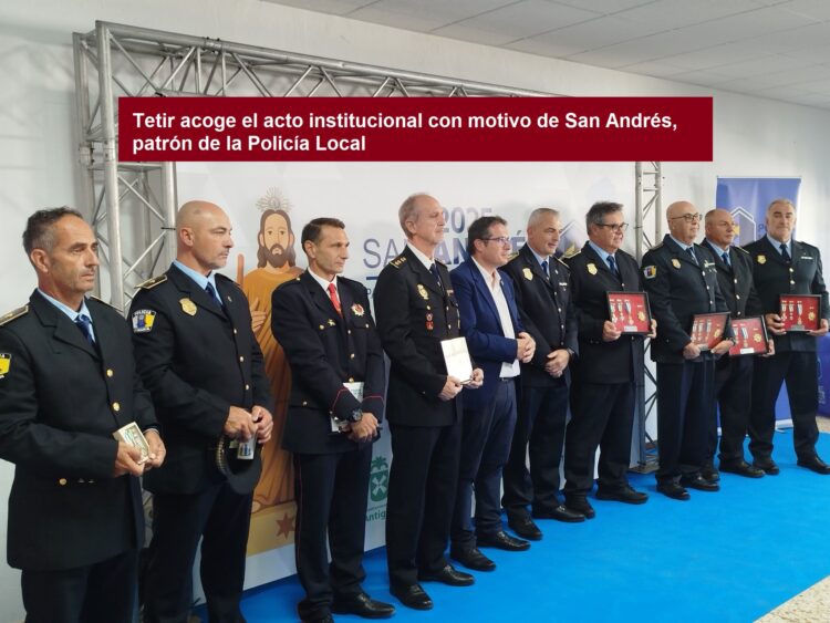 Acto institucional con motivo de San Andrés, patrón de la Policía Local