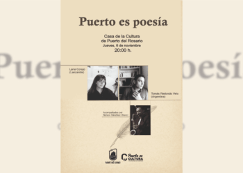 Lana Corujo y Tomás Redondo Velo, este jueves en ‘Puerto es Poesía’