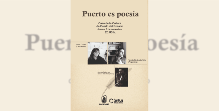 Lana Corujo y Tomás Redondo Velo, este jueves en ‘Puerto es Poesía’