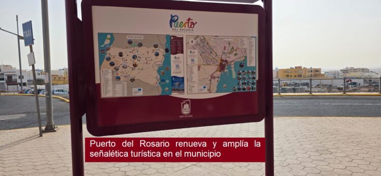 Puerto del Rosario renueva y amplía la señalética turística en el municipio