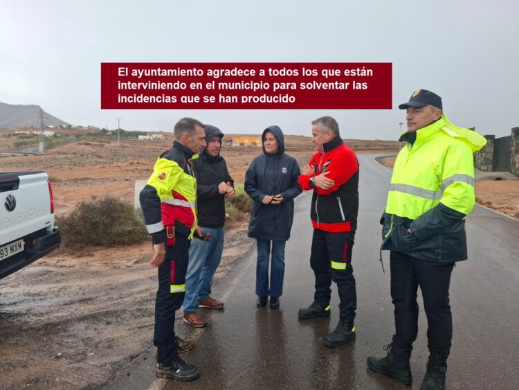 El ayuntamiento agradece a todos los que están interviniendo en el municipio para solventar las incidencias que se han producido