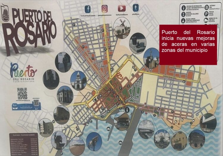 Puerto del Rosario inicia nuevas mejoras de aceras en varias zonas del municipio