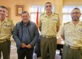 El nuevo Jefe del Regimiento Soria 9 se presenta al alcalde de Antigua