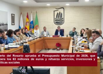 Puerto del Rosario aprueba el Presupuesto Municipal de 2026, que supera los 63 millones de euros y refuerza servicios, inversiones y políticas sociales