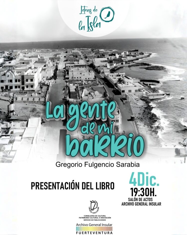 Gregorio Fulgencio presenta su libro ‘La gente de mi barrio’