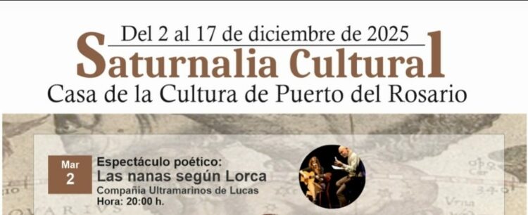 El espectáculo ‘Las nanas según Lorca’ llega este martes a Puerto del Rosario