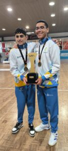 Gregory Griñón y Álvaro Gil (campeones infantil)