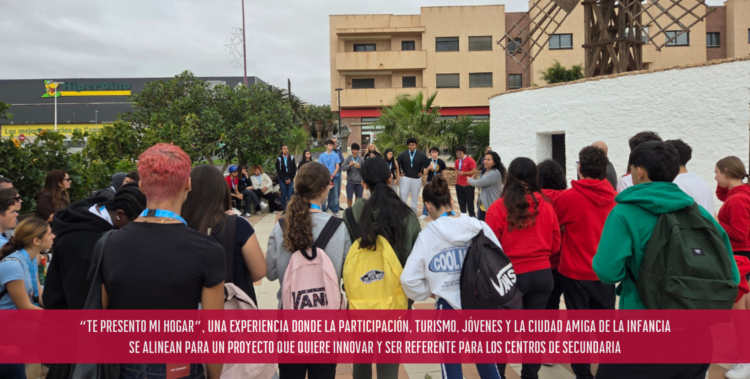 “Te presento mi hogar”, una experiencia donde la participación, turismo, jóvenes y la Ciudad Amiga de la Infancia se alinean para un proyecto que quiere innovar y ser referente para los centros de secundaria
