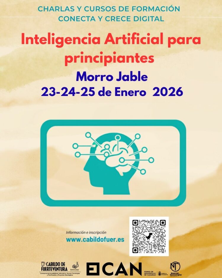 El Cabildo desarrolla el curso “Charlas y cursos de formación Conecta y Crece Digital” para acercar la innovación tecnológica