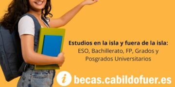 El Cabildo de Fuerteventura abre el periodo de subsanación de documentación para las becas de estudio