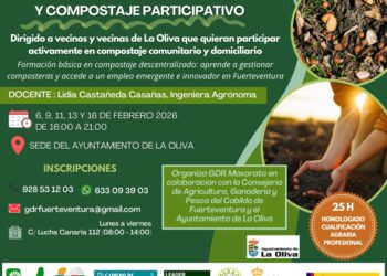 Cabildo y GDR Maxorata impulsan el curso “Operador de Compostaje y Compostaje Participativo” para apostar por la sostenibilidad