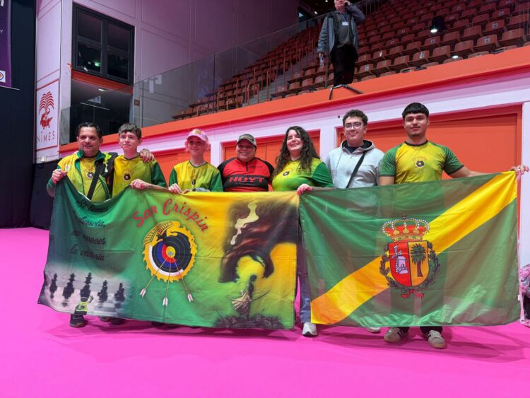 Los arqueros del San Crispín de Antigua se afianzan en Europa