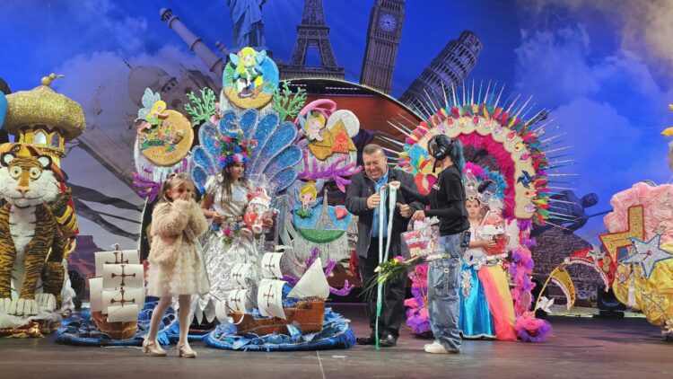 Nayeli Méndez Suárez la Ninfa del mar Reina Infantil del Carnaval de Antigua 2026