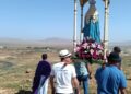 Agua de Bueyes recupera la subida de la loma con Nuestra Señora de Guadalupe para ver a San Roque