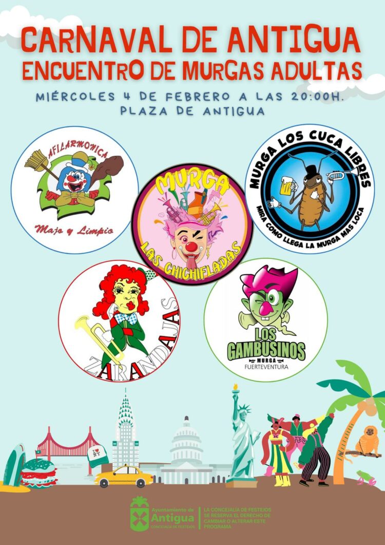 El Pasacalles Infantil de los centros escolares inicia el Carnaval de Antigua