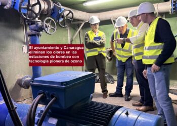 El ayuntamiento de Puerto del Rosario y Canaragua eliminan los olores en las estaciones de bombeo con tecnología pionera de ozono