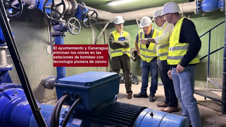 El ayuntamiento de Puerto del Rosario y Canaragua eliminan los olores en las estaciones de bombeo con tecnología pionera de ozono