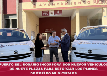 Puerto del Rosario incorpora dos nuevos vehículos de nueve plazas para reforzar los Planes de Empleo Municipales