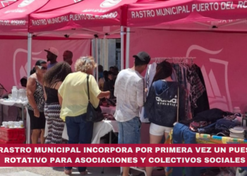 El rastro municipal incorpora por primera vez un puesto rotativo para asociaciones y colectivos sociales