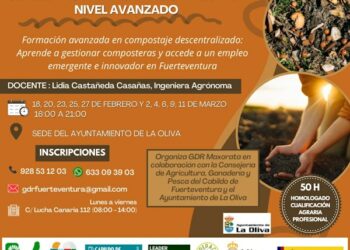 Cabildo y GDR Maxorata imparten un curso avanzado de operador de compostaje