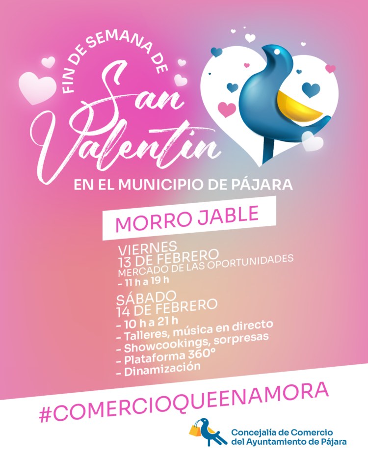 Pájara celebra San Valentín con la campaña ‘Comercio que enamora’