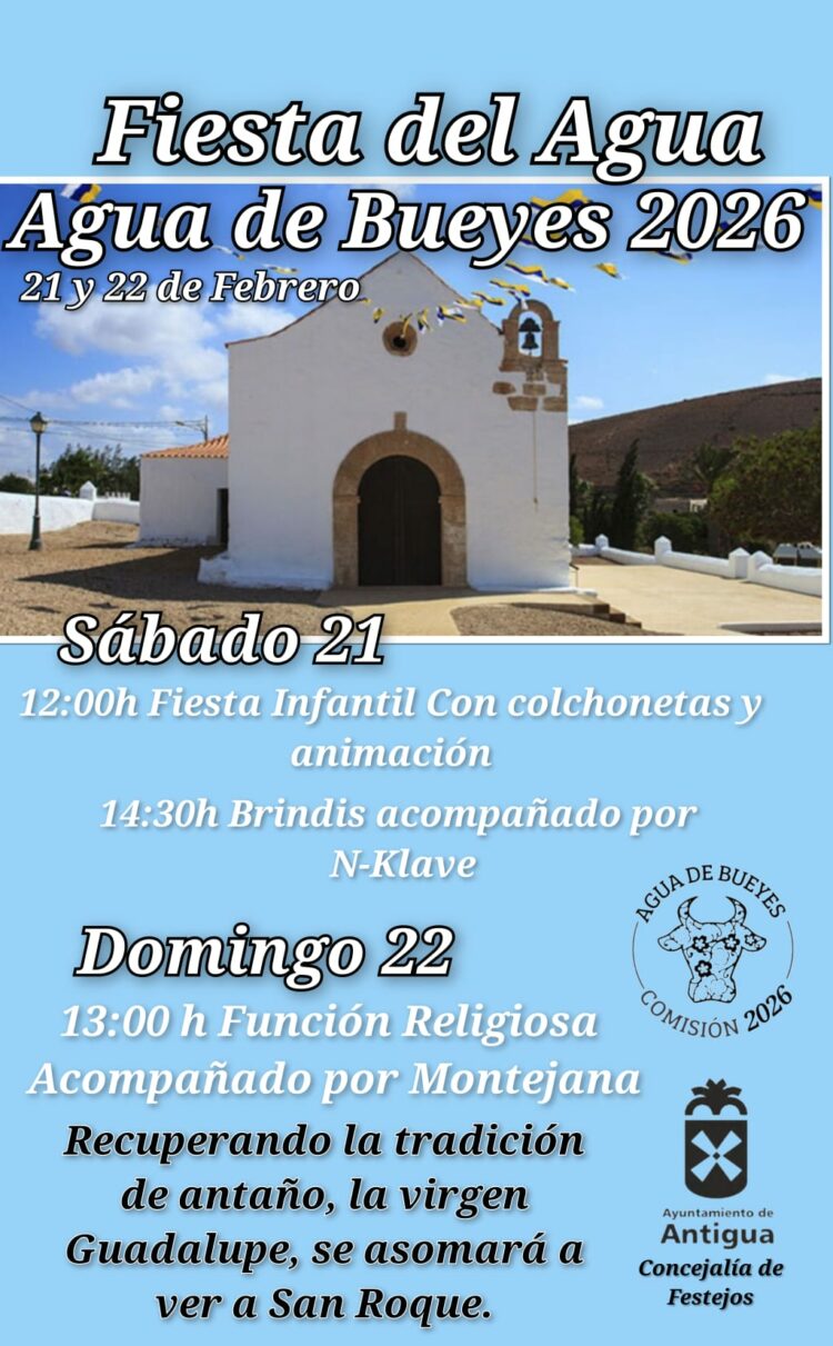 El pueblo de Agua de Bueyes celebra la Fiesta del Agua este fin de semana