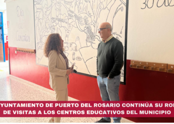 El Ayuntamiento de Puerto del Rosario continúa su ronda de visitas a los centros educativos del municipio