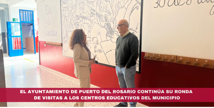 El Ayuntamiento de Puerto del Rosario continúa su ronda de visitas a los centros educativos del municipio